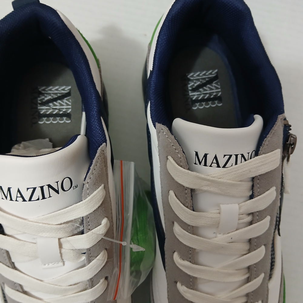 Men's White, Gray, and Green Sneakers Various Sizes  New $29 - Picture 7 of 12